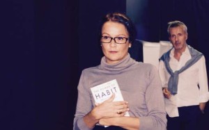 HKTA players Emilie Guillot and Bertrand Leduby rehearse for La Porte À Coté (The Next Door). HKTA players Emilie Guillot and Bertrand Leduby rehearse for La Porte À Coté (The Next Door).