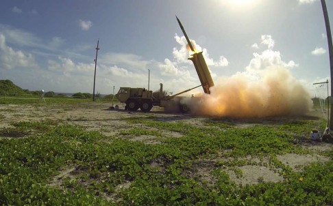 South Korea’s decision to purchase the US THAAD missile-defence system continues to vex China. Photo: AFP