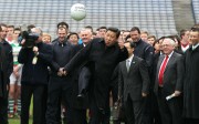 A file photo of China’s President Xi Jinping showing off his moves as he visits a park in Dublin. Photo: AFP