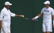 Andy Murray with his coach Ivan Lendl. Photo: Reuters