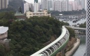 South Island MTR Line carves its way through Wong Chuk Hang towards Aberdeen Harbour. The area’s farmers once exchanged their produce for seafood with the fishermen in Aberdeen. Photo: Jonathan Wong