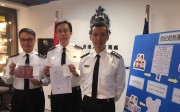Chief immigration officer Stephen Lau (right) with colleagues William Lai Wai-sang (left) and Pang Kwok-chung. Photos: Christy Leung
