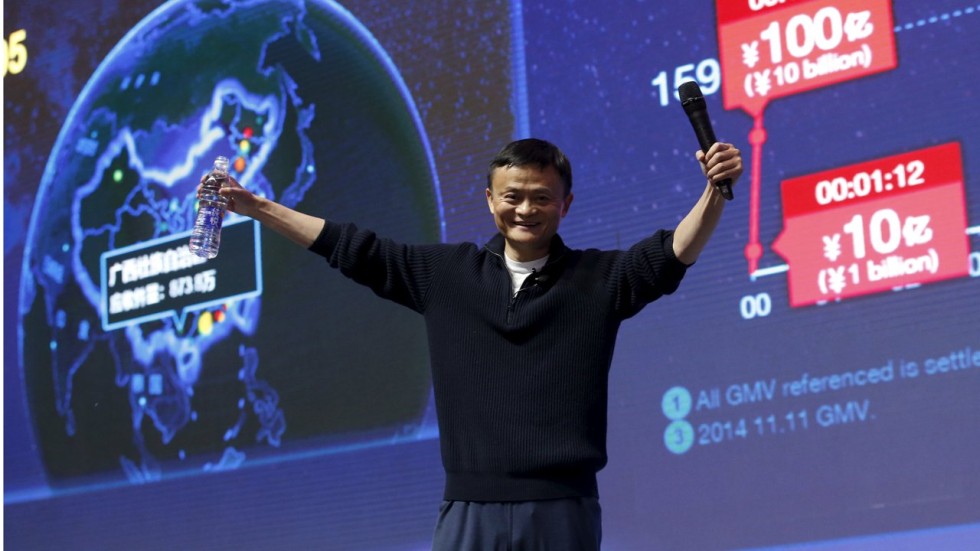 Image result for Alibaba the e-commerce giant has hit a record breaking of 'singles' online shopping
