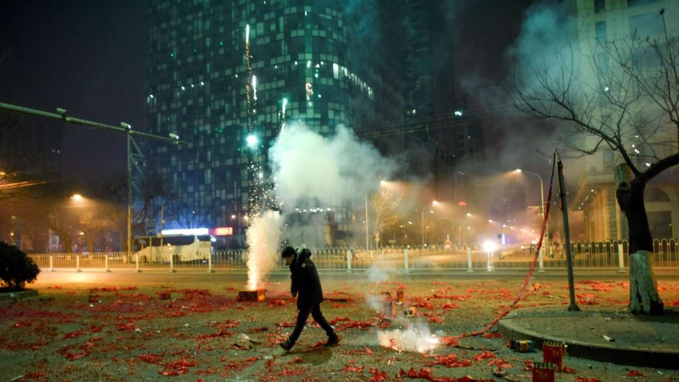 Image result for Lunar New Year fireworks spark a return to hazardous Beijing pollution