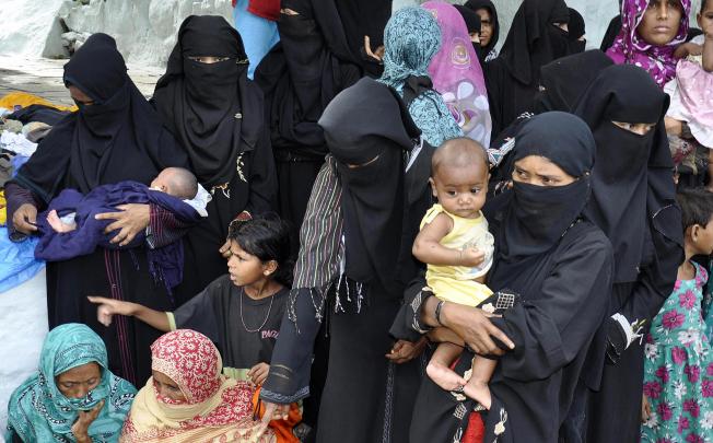 Rohingya refugees arrive in Hyderabad, India, where well-off Muslims welcomed them during the month of Ramadan. Photo: SCMP