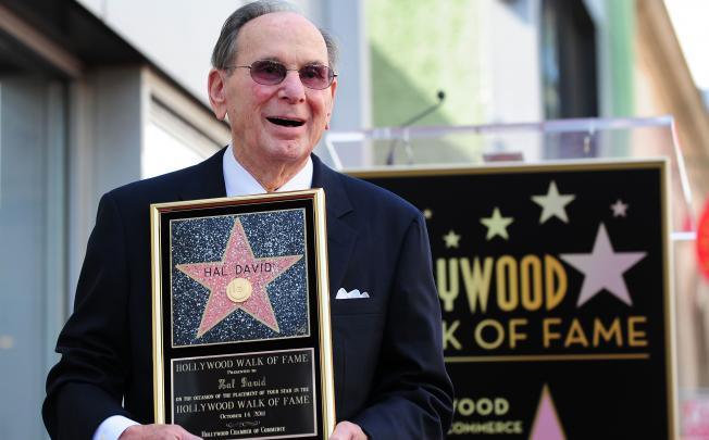 Hal David gets a star on the Hollywood Walk of Fame in 2011. Photo: AFP