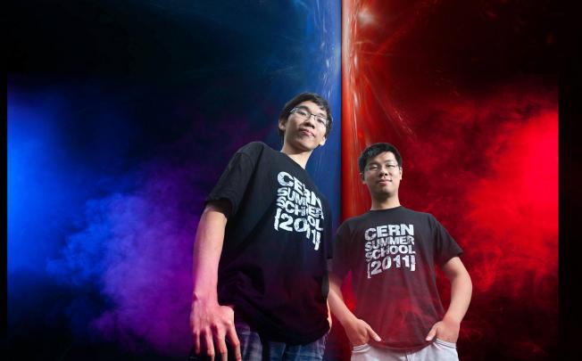 Martin Kwok (left) and John Cheung, who participated in Cern Summer School in Switzerland last year, are doing postgraduate studies in particle physics at Chinese University.Photo: Nora Tam