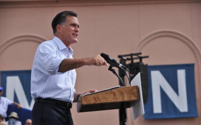 US Republican presidential candidate Mitt Romney. Photo: AFP
