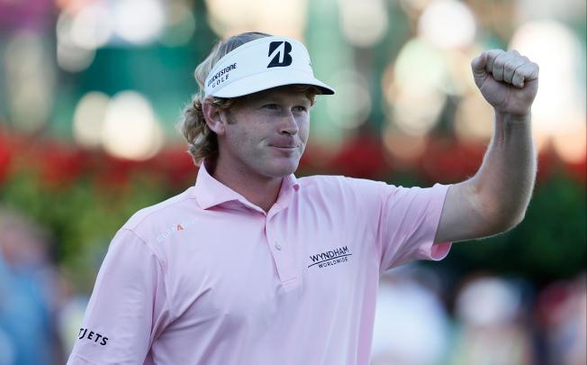 Brandt Snedeker takes the win.  Photo: AFP