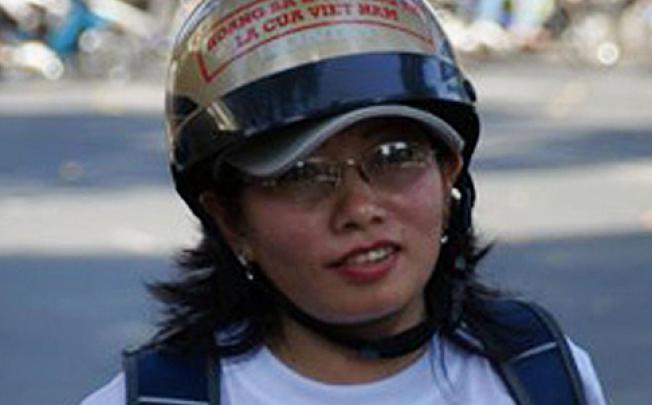 Vietnamese blogger Ta Phong Tan, whose mother self-immolated outside a government office to protest the treatment of her daughter. Photo: AFP