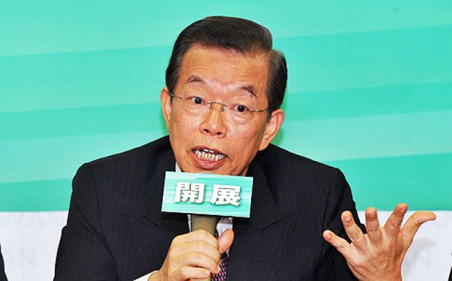 Former Taiwanese premier Frank Hsieh said on Monday: “The purpose of the [mainland] trip is to build mutual trust.” Photo: AFP