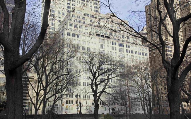This Dec. 22, 2011 photo shows the building at 15 Central Park West, at the edge of Central Park in New York. The area is home to some of the most expensive apartments in the city. Photo: AP