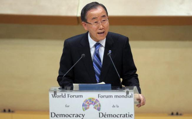 UN Secretary-General Ban Ki-moon. Photo: AFP 