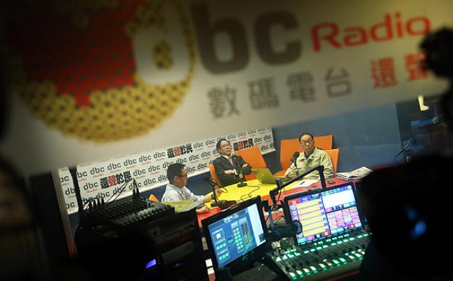 Albert Cheng announces the closure of DBC Radio on Tuesday. Photo: Sam Tsang