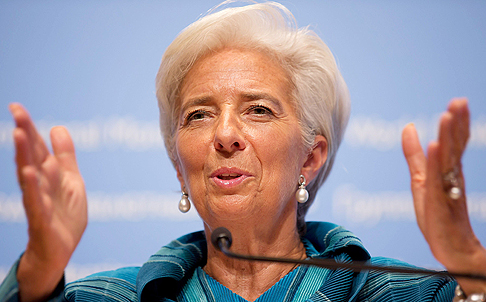 "We expect courageous and co-operative action on the part of our members,” Christine Lagarde, managing director of the International Monetary Fund, said on Thursday. Photo: AFP