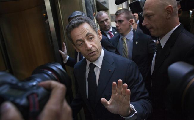 Nicolas Sarkozy told bankers in New York: "What I like isn't politics, it's 'doing'- doing in politics or something else." Photo: Reuters