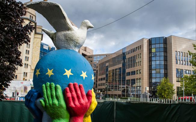 The EU deserves the Nobel Peace Prize for advancing democracy and human rights. Photo: AP