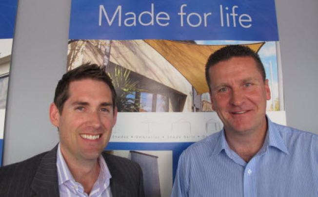 Anthony Scott (left), general manager, international sales and marketing, and Peter McDonald, CEO