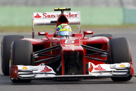 Brazilian Formula One driver Felipe Massa of Scuderia Ferrari. Photo: EPA