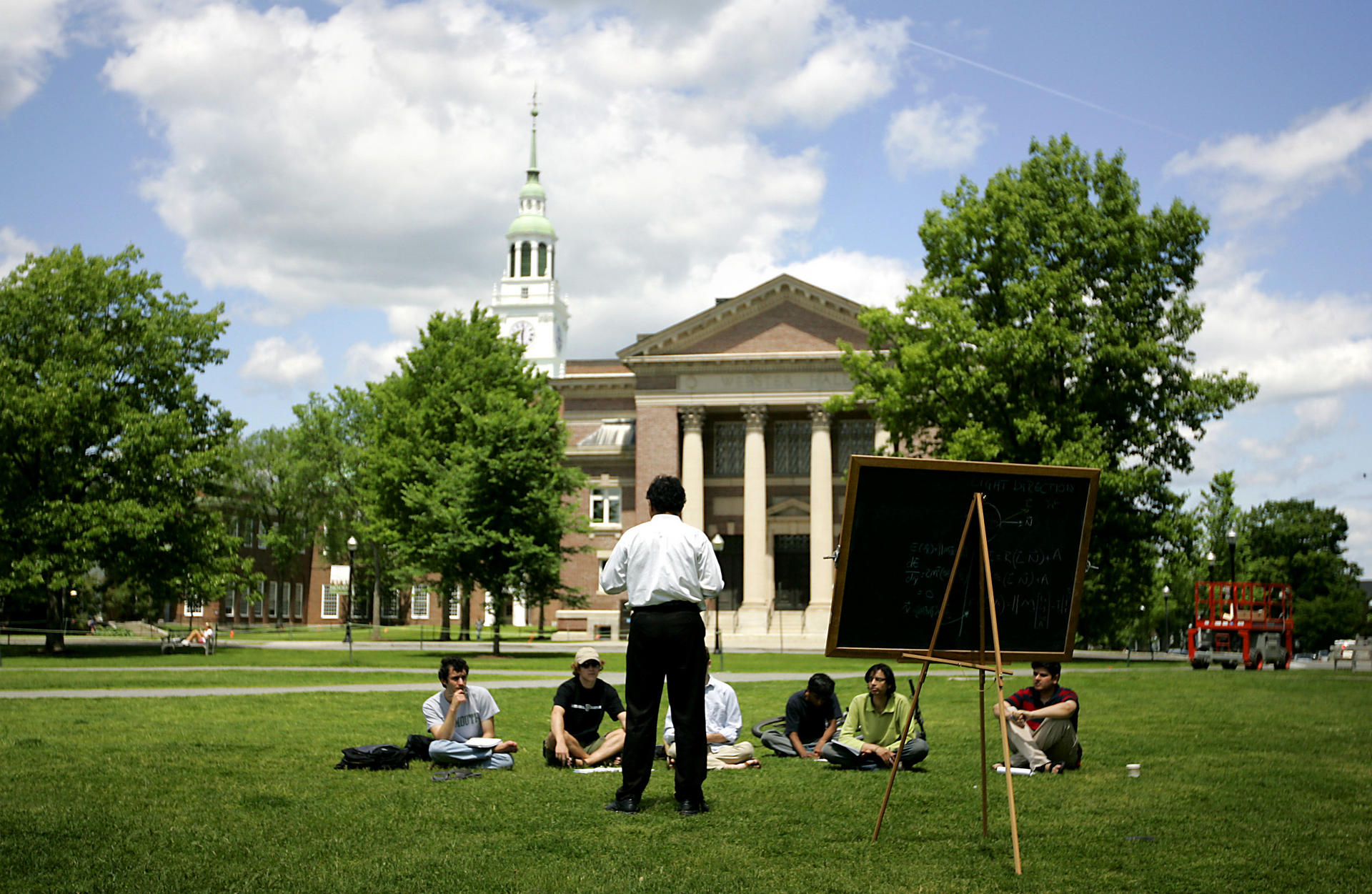 Webster Hall on the campus of Dartmouth College. Photo: Bloomberg