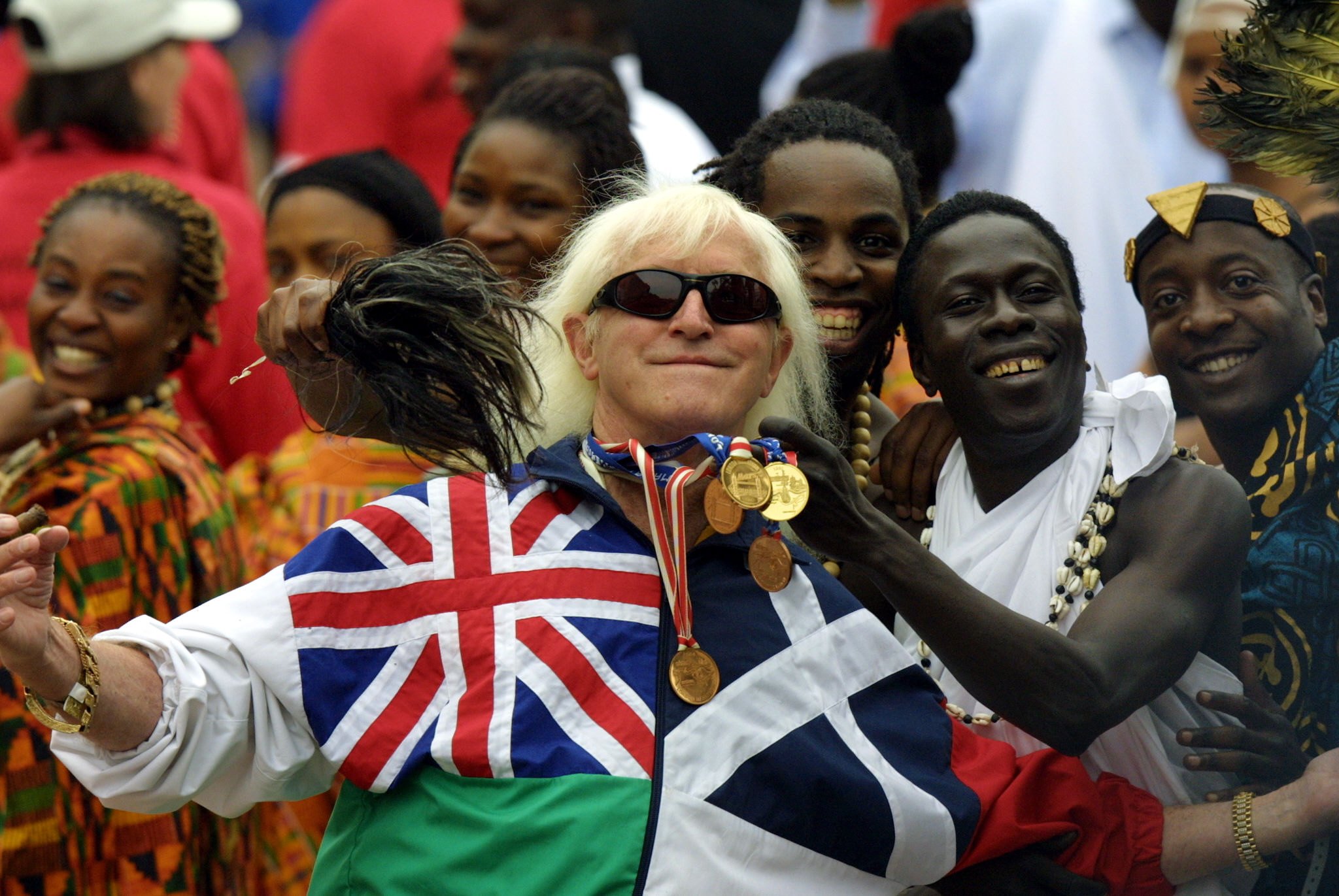 Jimmy Savile, pictured in 2004, is now the subject of more than 200 allegations of sex abuse. Photo: AFP