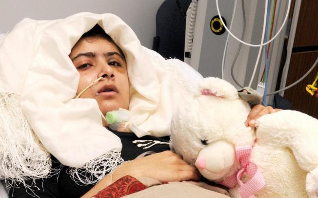 Malala Yousafzai is recovering in hospital in Birmingham.