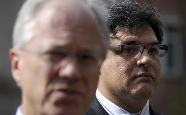 Former CIA officer John Kiriakou (right) identified covert operatives to a reporter because they were involved in the CIA's secret rendition programme. Photo: AP