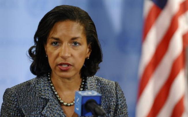 United States Ambassador to the United Nations Susan Rice. Photo: AFP