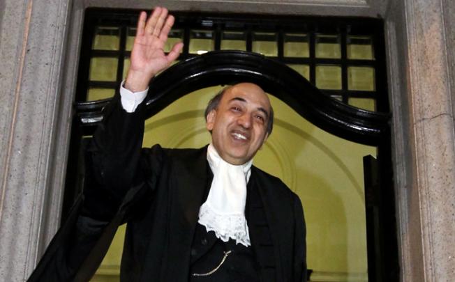 Justice Bokhary at the Court of Final Appeal. Photo: Felix Wong 