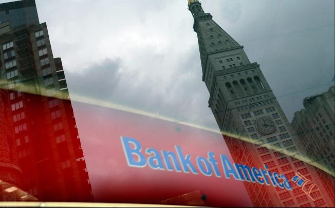 Bank of America in New York. The bank is selling its Merrill Lynch business in Asia, excluding Japan, to Julius Baer. Photo: EPA