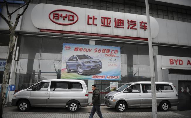 BYD didn't profit from lower sales of Japanese cars. Photo: AFP
