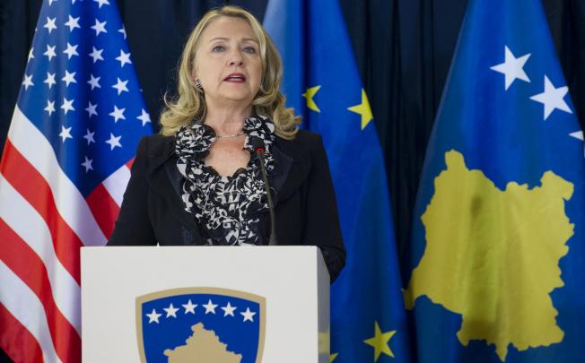 US Secretary of State Hillary Clinton speaks out. Photo: AFP