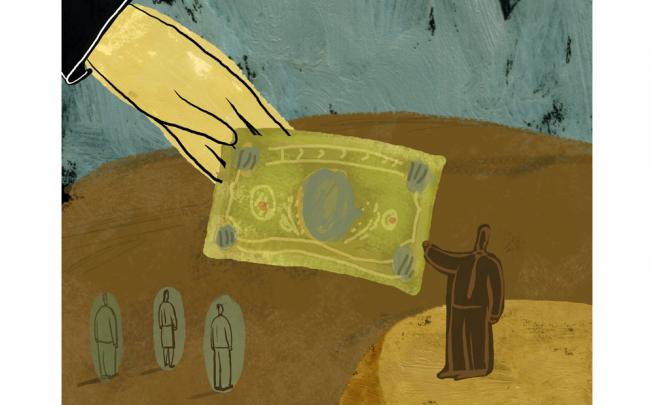 Investment bankers are hoping for a season of goodwill as bonus time approaches. Illustration: Corbis