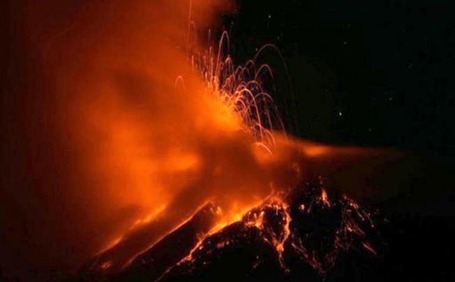 The 2,797 metre high volcano last erupted in 2007. Photo: AFP