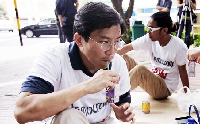 Singapore Democratic Party leader Chee Soon Juan in Singapore in 2006. Photo: AP