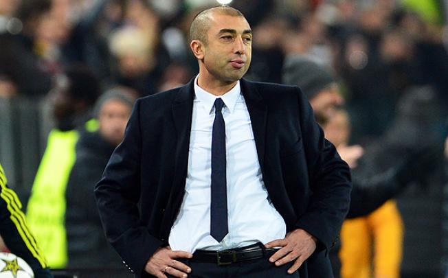 Chelsea's Italian manager Roberto Di Matteo reacts during the team's Champions League defeat against Juventus in Turin on Tuesday. Photo: AFP