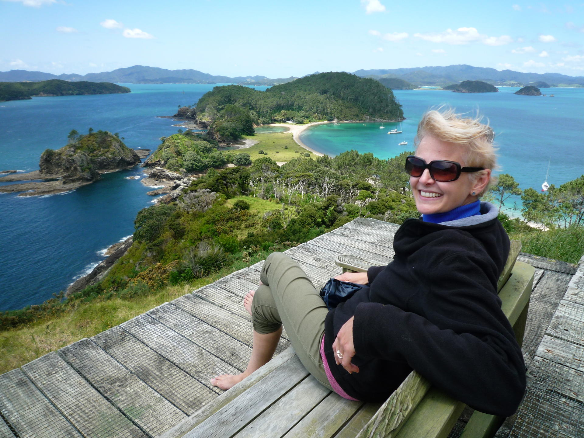 Helen Leavey takes a last look at New Zealand before returning to her native Britain.
