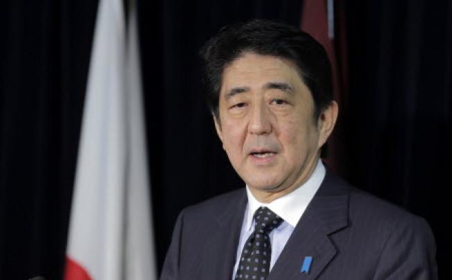 Liberal Democratic Party leader Shinzo Abe. Photo: AP