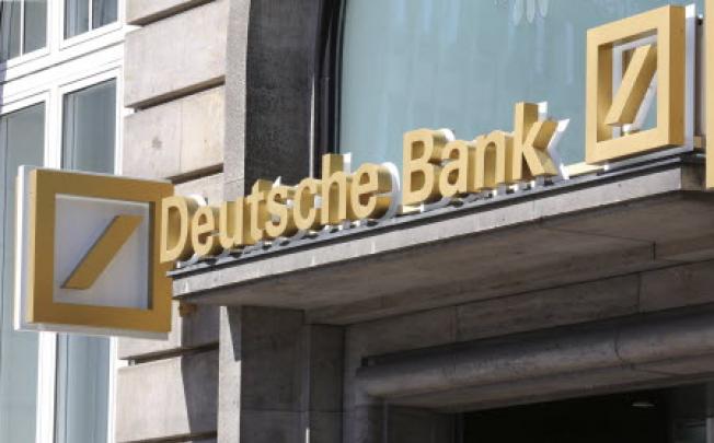 Deutsche Bank branch in Frankfurt. Photo: Bloomberg