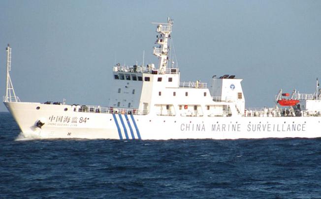 A Chinese marine surveillance ship sails off the Vietnamese central province of Phu Yen in May 2011. Photo: AFP
