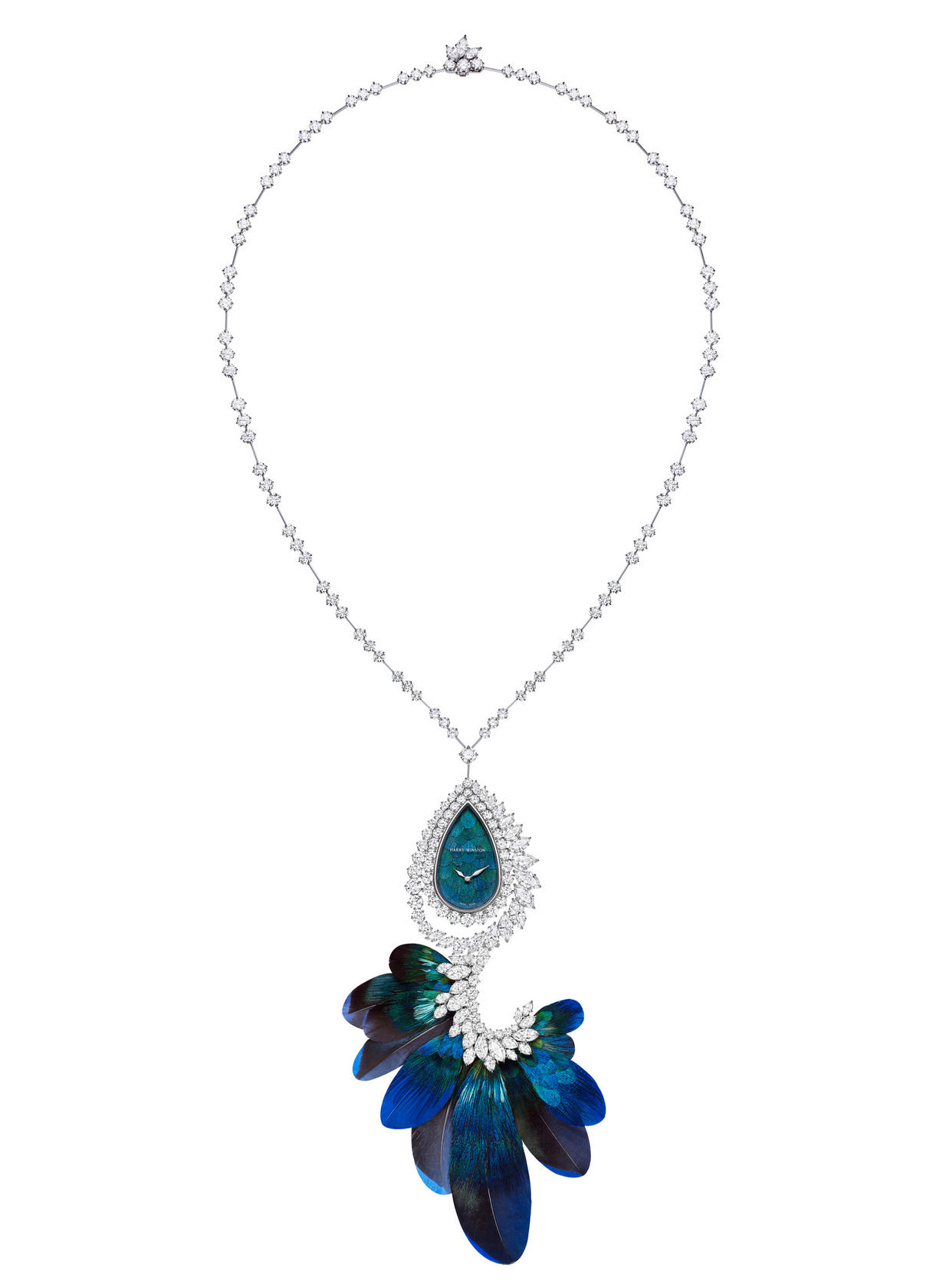 Ultimate Adornment Timepiece pendant with feathers (HK$10.78 million)