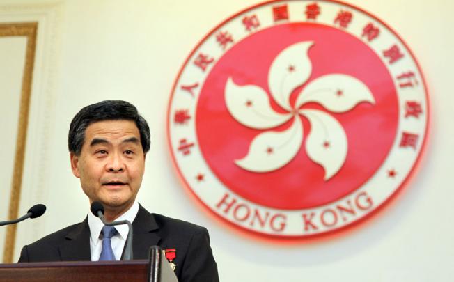 Leung Chun-ying says Hong Kong has a wide network of global connections that can support provinces in the pan-Pearl River Delta across southern China link up with the rest of the world. Photo: Xinhua