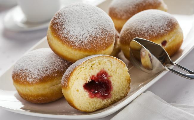 People from Berlin call jam-filled doughnuts pfannkuchen. Outside of Berlin, however, the pastry is often called a Berliner.