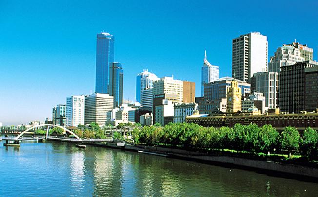Melbourne's central business district. Photo: AFP