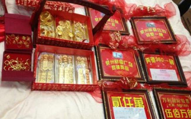 Picture showing the list of dowry items. Picture: SCMP Photos
