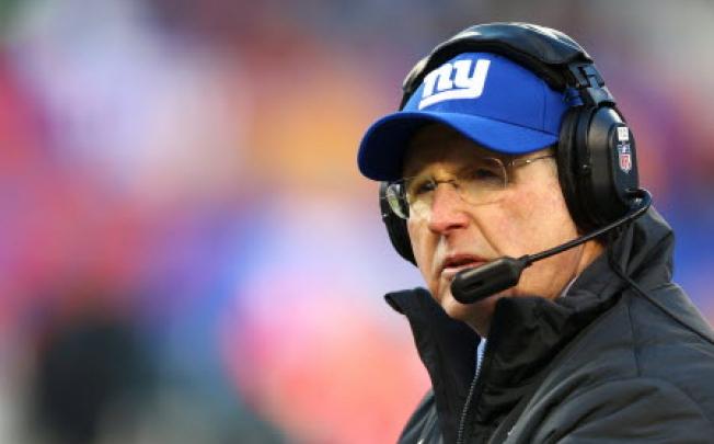  Tom Coughlin, head coach of the New York Giants. Photo: AFP 