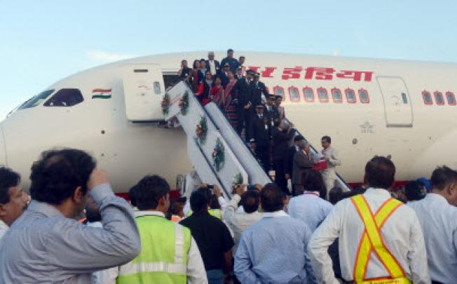An Air India's Boeing 787 Dreamliner at Indira Gandhi International airport in New Delhi. Photo: AFP