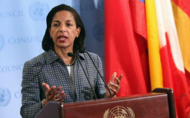 US ambassador to the United Nations Susan Rice. Photo: Reuters