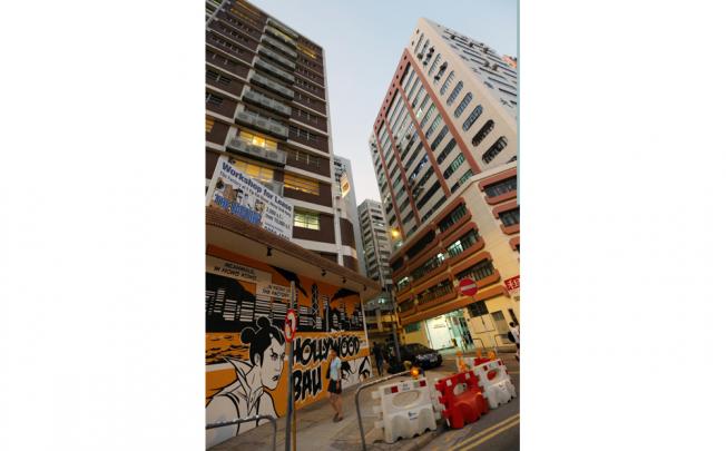 Very few of Hong Kong's factory buildings, such as these in Wong Chuk Hang, have high vacancy rates. Photo: SCMP