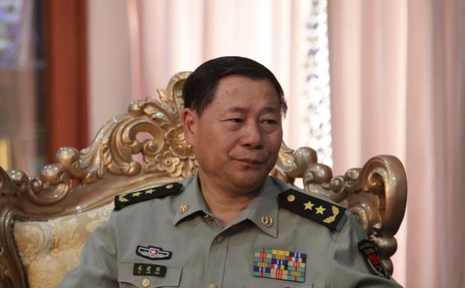 General Qi Jianguo, Deputy Chief of Staff of China's military, attends a meeting in Phnom Penh to close a deal involving 12 helicopters. 